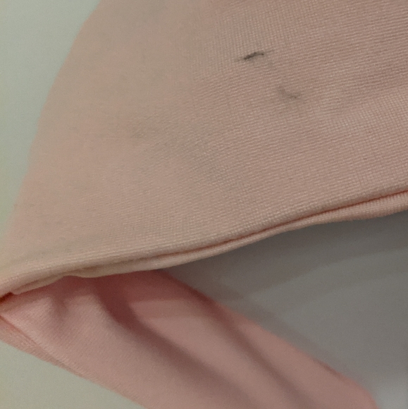 Bardot Off The Shoulder Pink Top Button Accents Princess Seam - Picture 6 of 9